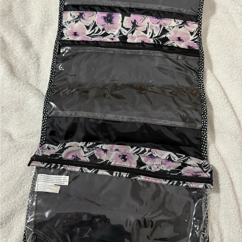 Enchante Accessories Floral Hanging Travel Organizer Bag